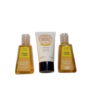 Perlier Hand Cream Honey & Lemon and Anti-Bacterial Hand Gels Sunshine & Lemons